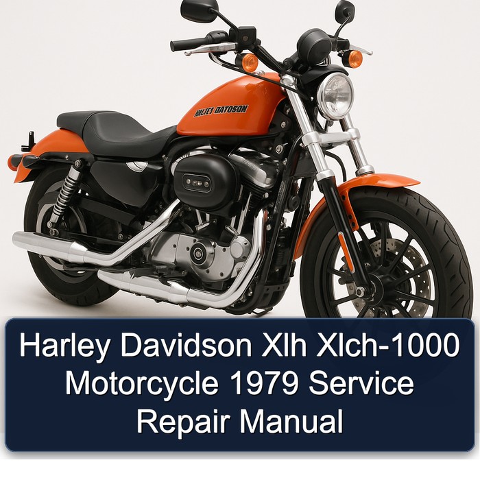 1979 Harley Davidson Xlh XLCH-1000 Motorcycle Service Repair Workshop Manual PDF