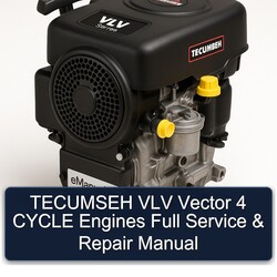 Tecumseh VLV Series Vector 4 Cycle Engines Service Repair Workshop Manual PDF