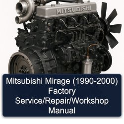 1990-2000 Mitsubishi Mirage ( - ) / Service Repair Workshop Manual PDF