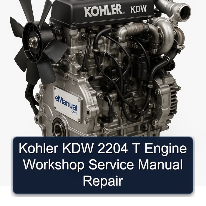 Kohler KDW Models 2204 T Engine Service Repair Workshop Manual PDF
