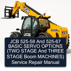 JCB 525-58 525-67 Basic Servo Options (two Stage Three Boom Machines) Service Repair Workshop Manual PDF