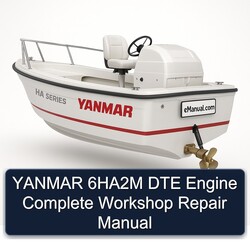 Yanmar 6ha2m DTE Engine Service Repair Workshop Manual PDF
