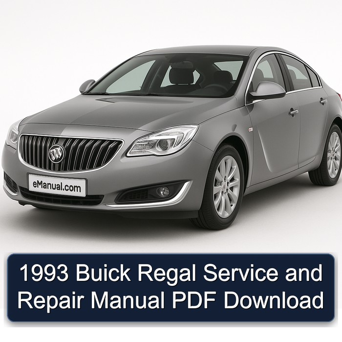 1993 Buick Regal Service Repair Workshop Manual PDF