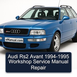 1994-1995 Audi RS2 Avant Service Repair Workshop Manual PDF