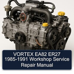 1985-1991 Subaru EA Series Vortex EA82 ER27 Service Repair Workshop Manual PDF