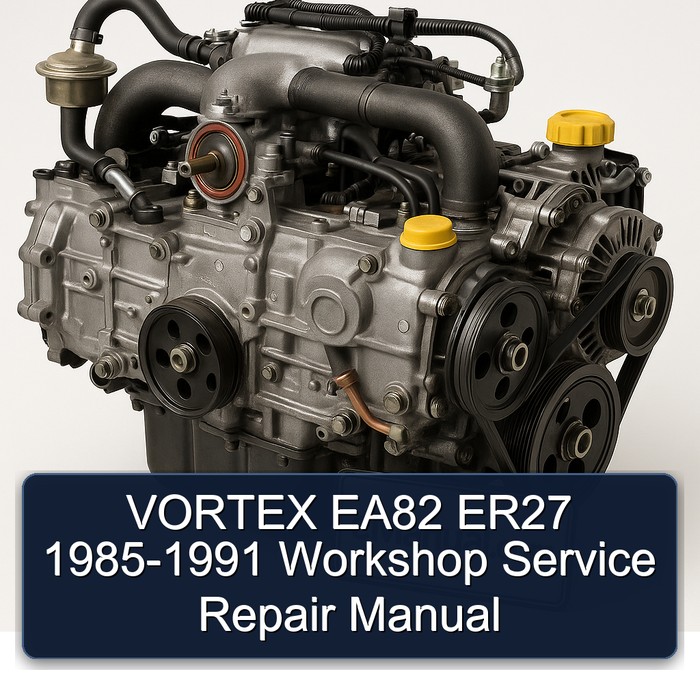 1985-1991 Subaru EA Series Vortex EA82 ER27 Service Repair Workshop Manual PDF
