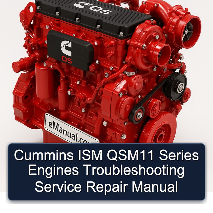 Cummins QS Series ISM QSM11 Engines Troubleshooting Service Repair Workshop Manual PDF