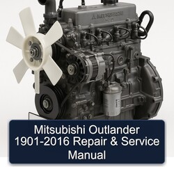 Mitsubishi Outlander 1901-2016 Repair & Service Manual 