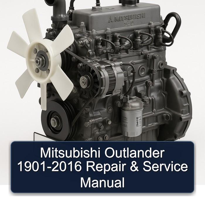 2016 Mitsubishi Outlander Service Repair Workshop Manual PDF