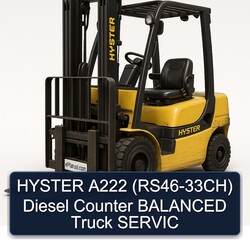 HYSTER A222 (RS46-33CH) Diesel Counter BALANCED Truck SERVIC