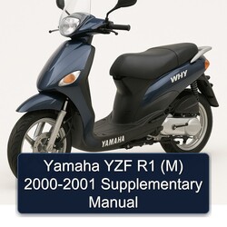 2000-2001 Yamaha YZF Models R1 (M) - Supplementary Service Repair Workshop Manual PDF