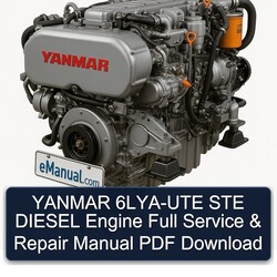 Yanmar 6LYA-UTE STE Diesel Engine Service Repair Workshop Manual PDF