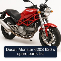 Ducati 620 Monster 620S S Spare Parts Catalog PDF