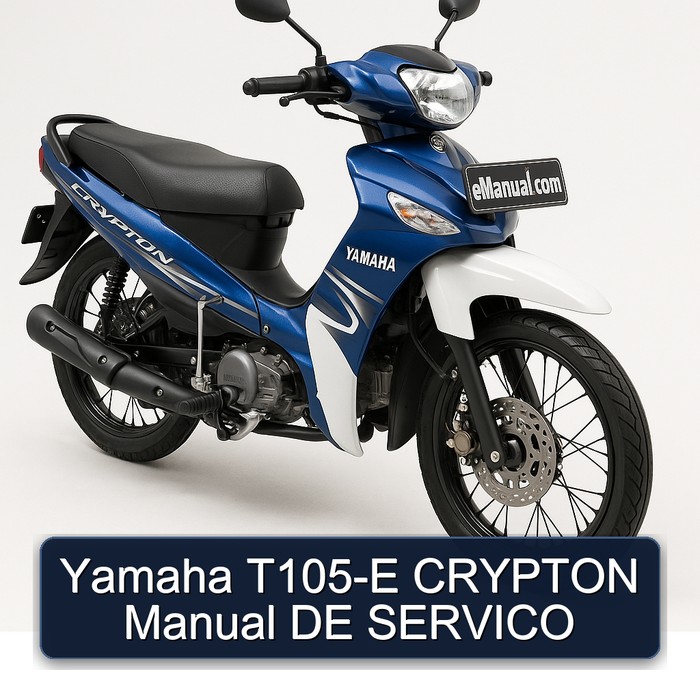 Yamaha Crypton T105 T105-E DE Servico Service Repair Workshop Manual PDF