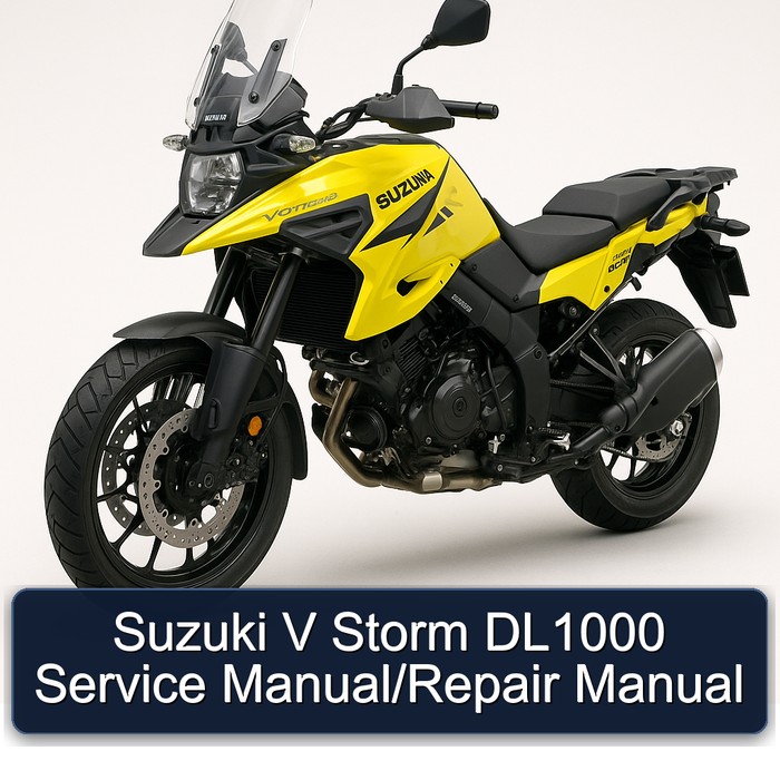 Suzuki V Storm Models DL1000 / Service Repair Workshop Manual PDF