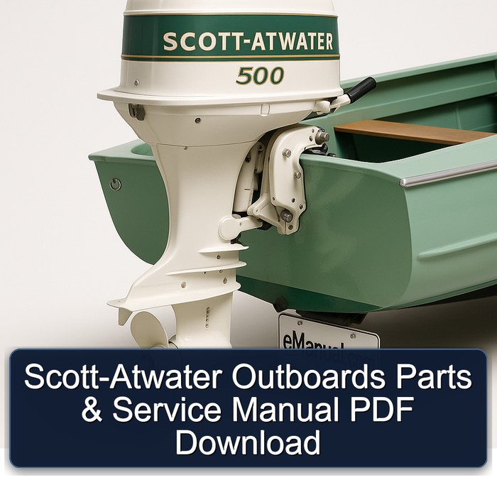 Scott-atwater Outboards Parts Service Repair Workshop Manual PDF