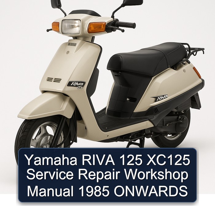 1985 Yamaha Riva Models 125 XC125 Onwards Service Repair Workshop Manual PDF