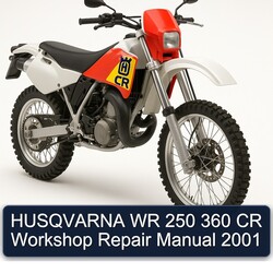 2001 Husqvarna CR Models WR 250 360 Service Repair Workshop Manual PDF