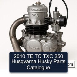2010 Husqvarna 250 TE TC TXC Husky Parts Catalog PDF