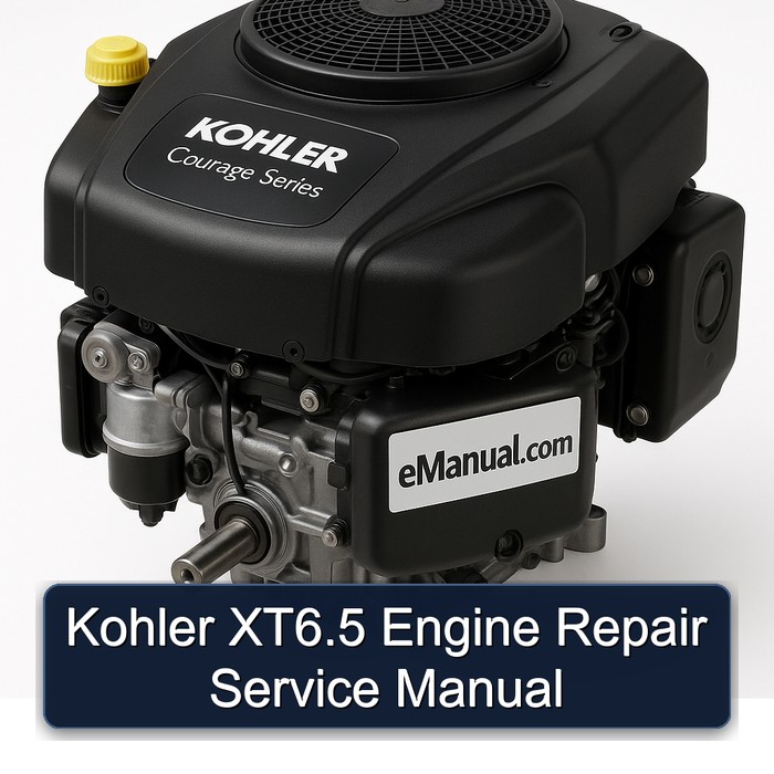 Kohler Courage Series Xt6.5 Engine Service Repair Workshop Manual PDF