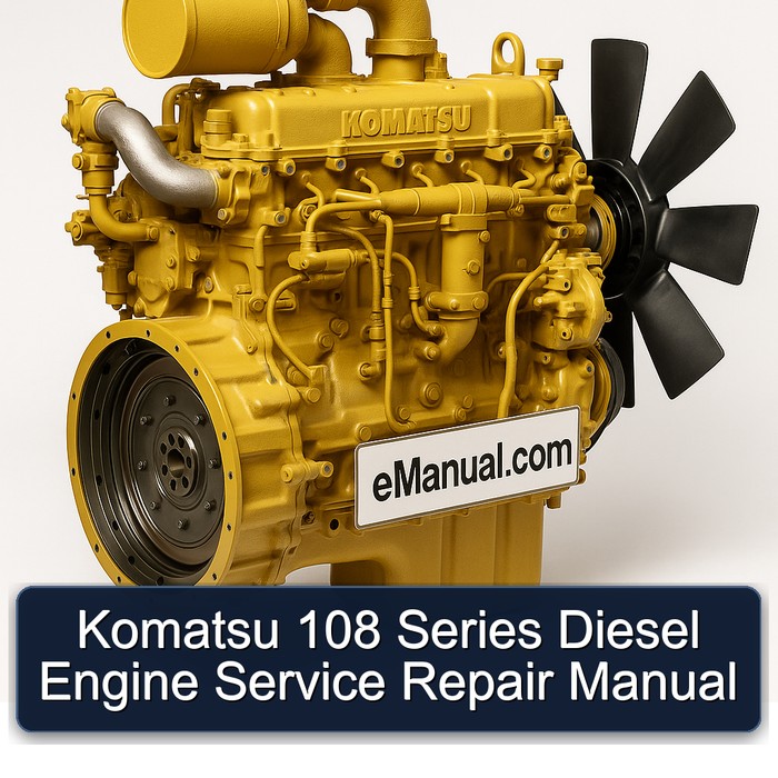 Komatsu 108 Series Diesel Engine Service Repair Workshop Manual PDF