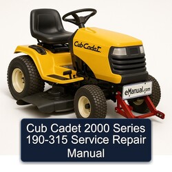 2000 Cub Cadet Series 190-315 Service Repair Workshop Manual PDF