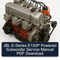 Datsun L Series & Z JBL E-series E150P Powered Subwoofer Service Repair Workshop Manual PDF