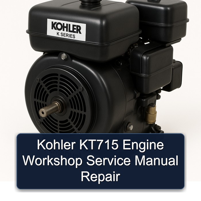 Kohler K Series KT715 Engine Service Repair Workshop Manual PDF