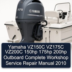 2010 Yamaha VZ150C VZ175C VZ200C 150HP 175HP 200HP Outboard Service Repair Workshop Manual PDF