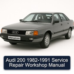 1982-1991 Audi 200 Service Repair Workshop Manual PDF