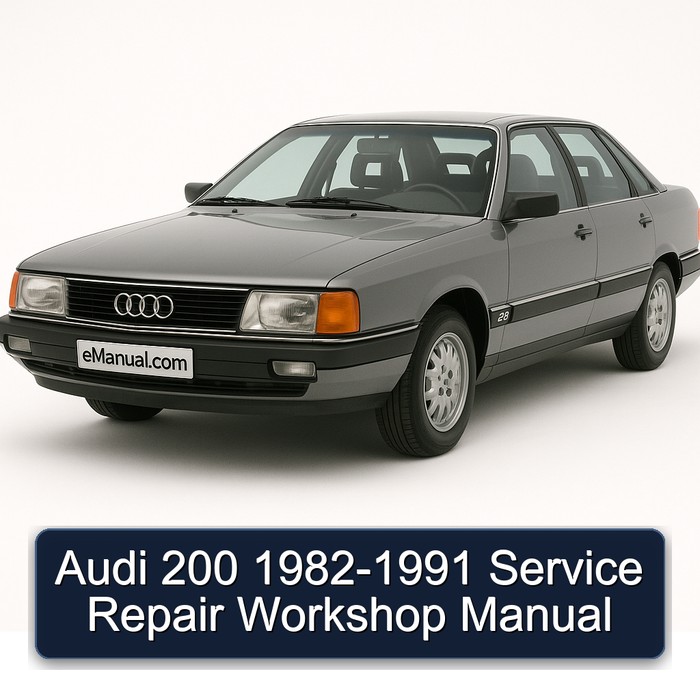 1982-1991 Audi 200 Service Repair Workshop Manual PDF