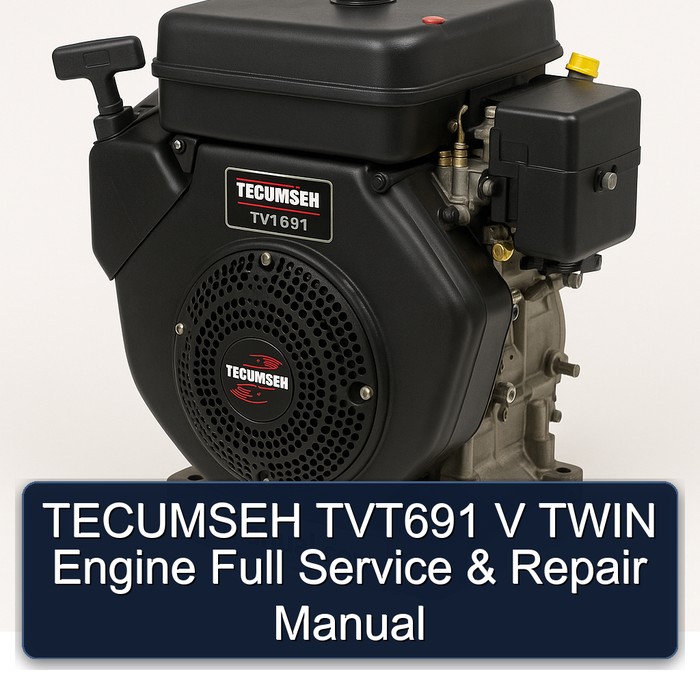 Tecumseh TVT691 V Twin Engine Service Repair Workshop Manual PDF