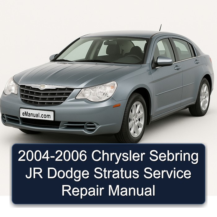 2004-2006 Chrysler Sebring JR Dodge Stratus Service Repair Workshop Manual PDF