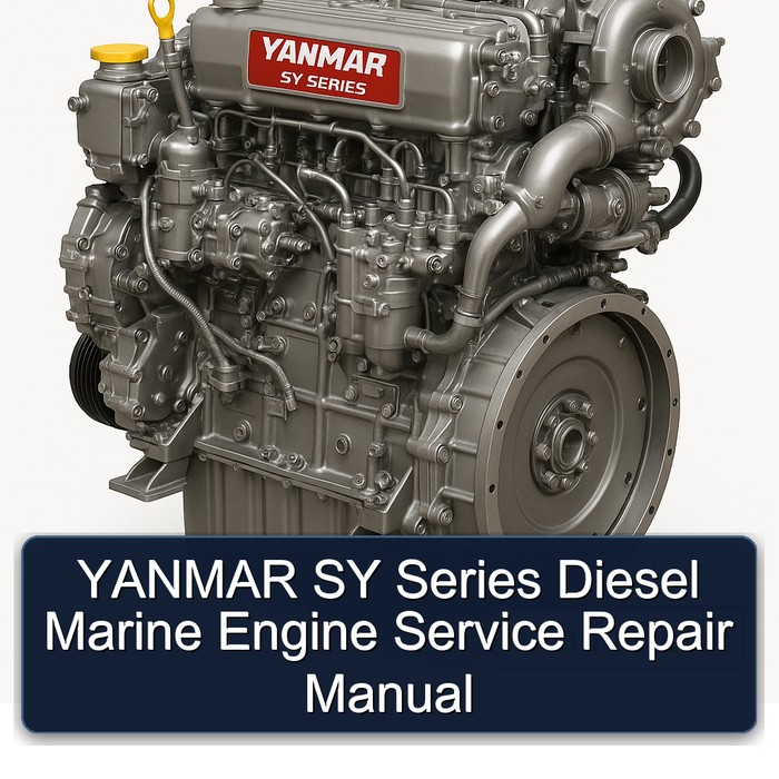 Yanmar SY Series Diesel Marine Engine Service Repair Workshop Manual PDF