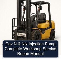 Cav N NN Injection Pump Service Repair Workshop Manual PDF