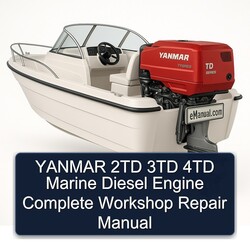 Yanmar 2TD 3TD 4TD Marine Diesel Engine Service Repair Workshop Manual PDF