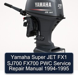1994-1995 Yamaha Super JET FX1 SJ700 FX700 PWC Service Repair Workshop Manual PDF