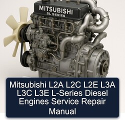 Mitsubishi SL Series S 3 L 4 L2A L2C L2E L3A L3C L3E L-series Diesel Engines Service Repair Workshop Manual PDF