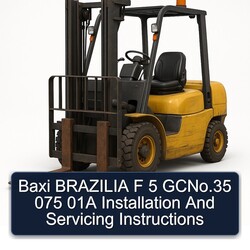 Baxi Brazilia F 5 Gcno.35 075 01A Installation Servicing Service Repair Workshop Manual PDF