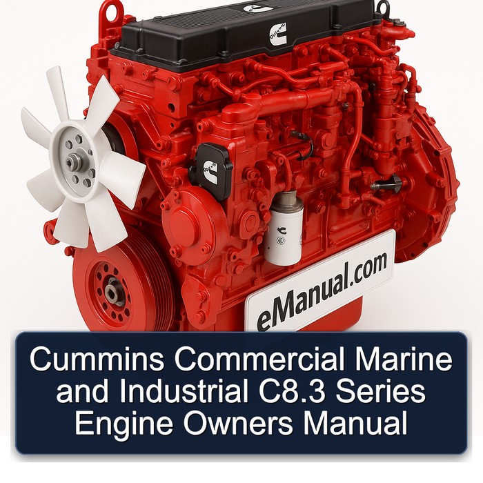 Isuzu Marine Cummins Commercial Industrial C8.3 Series Engine Owners Owner's Manual PDF