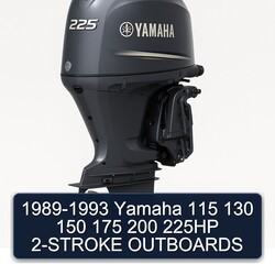 1989-1993 Yamaha 115 130 150 175 200 225hp 2-stroke Outboards