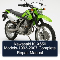 1993-2007 Kawasaki KLX Series KLX650 Models Service Repair Workshop Manual PDF