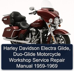 1959-1969 Harley Davidson Electra Glide, DUO-GLIDE Motorcycle Service Repair Workshop Manual PDF