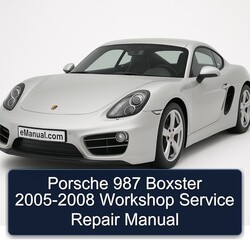 2005-2008 Porsche Boxster Service Repair Workshop Manual PDF