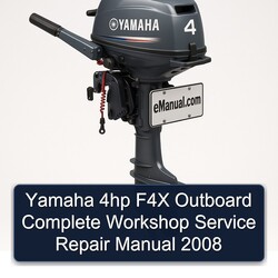 2008 Yamaha 4HP F4X Outboard Service Repair Workshop Manual PDF