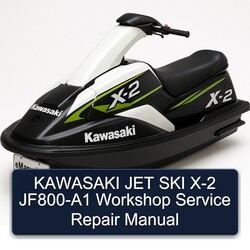 Kawasaki JET SKI X-2 JF800-A1 Service Repair Workshop Manual PDF