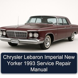 1993 Chrysler Imperial Lebaron New Yorker Service Repair Workshop Manual PDF