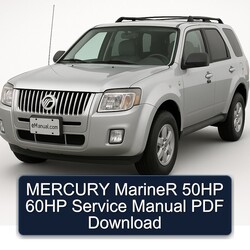 Mercury Mariner 50HP 60HP Service Repair Workshop Manual PDF