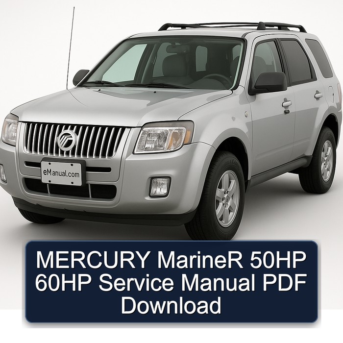 Mercury Mariner 50HP 60HP Service Repair Workshop Manual PDF