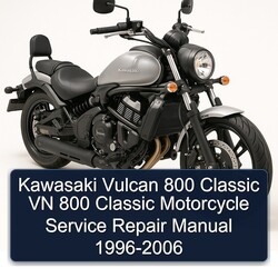 1996-2006 Kawasaki Vulcan 800 Classic VN Motorcycle Service Repair Workshop Manual PDF